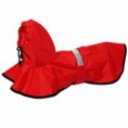 Capa de Chuva Pet Show Vermelho - Futon Dog 